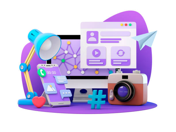 Mobile App Development Illustration